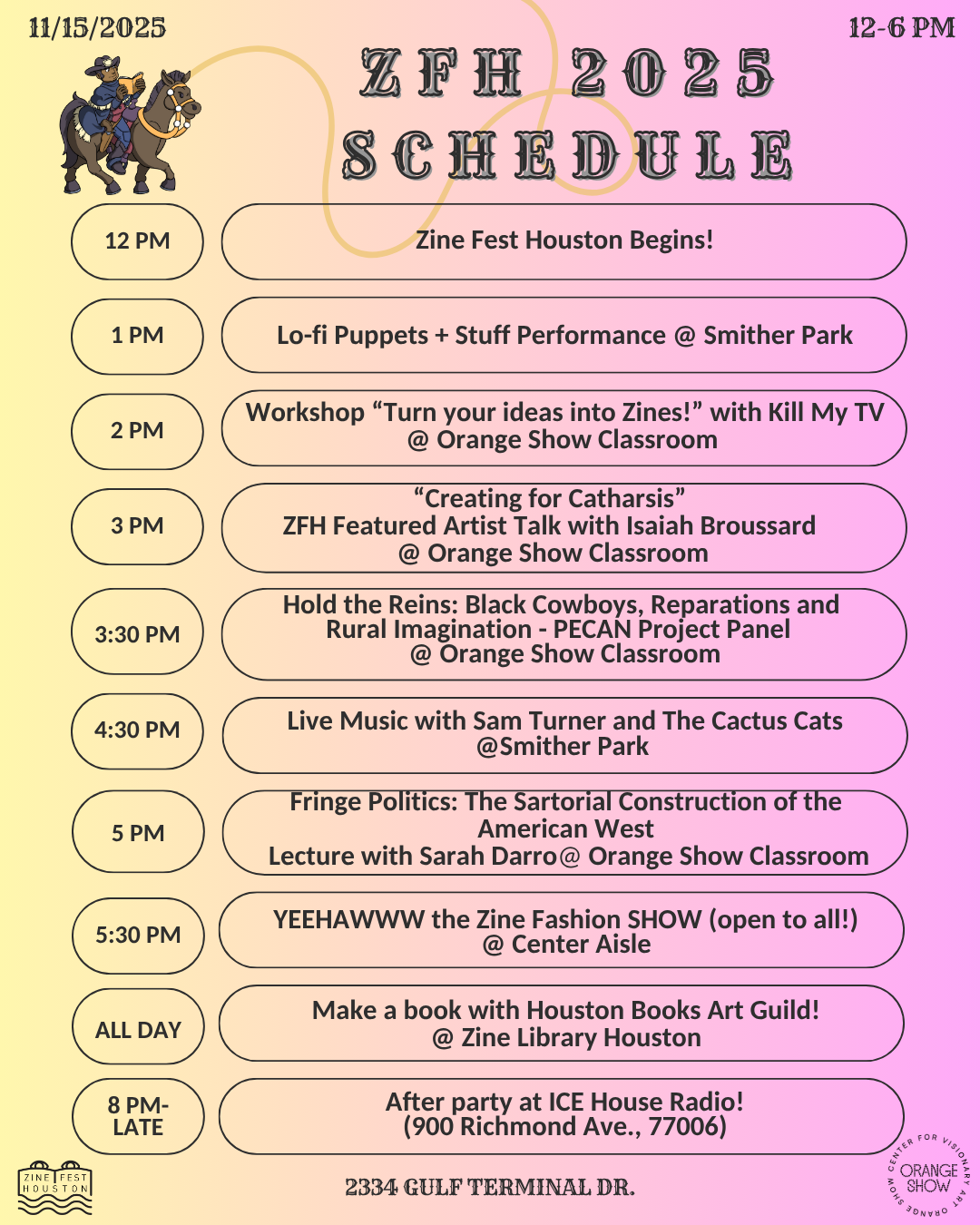 2025 schedule